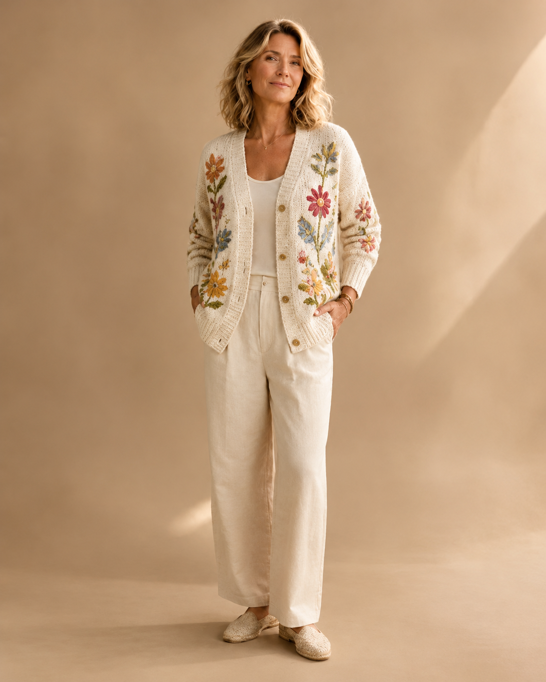 button cardigan