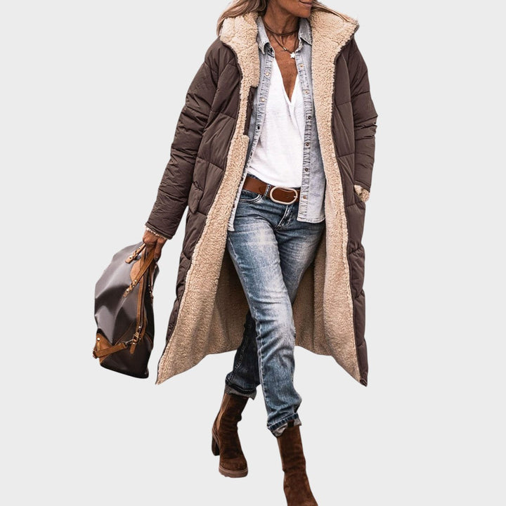 Camellia | Long Reversible Coat