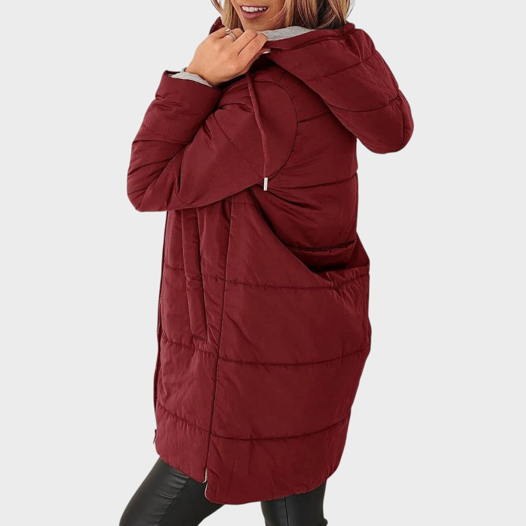 Antoinette | Quilted Hooded Coat