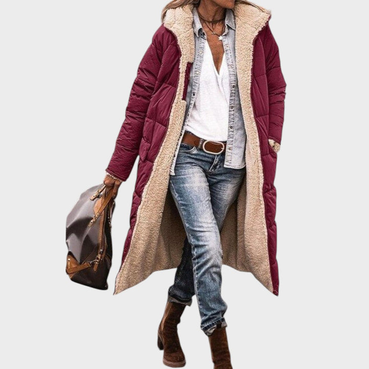 Camellia | Long Reversible Coat