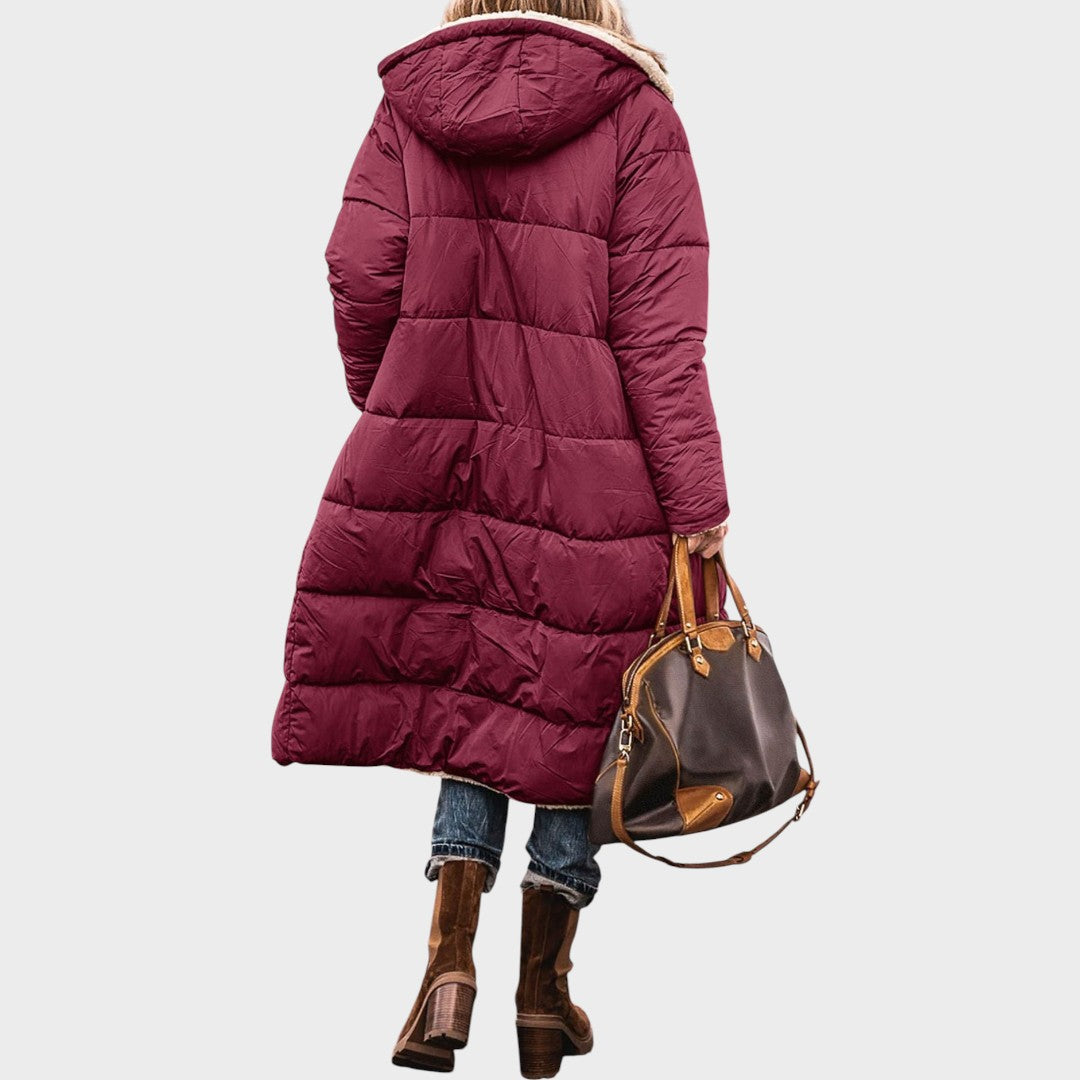 Camellia | Long Reversible Coat