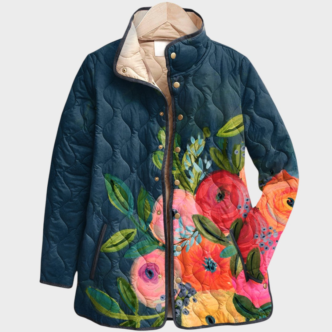 Amélie | Quilted Printed Jacket