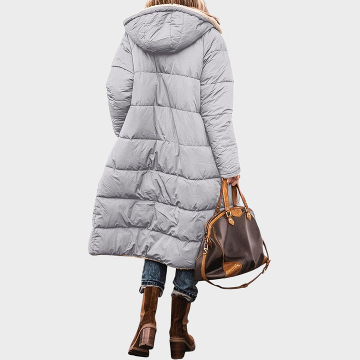 Camellia | Long Reversible Coat