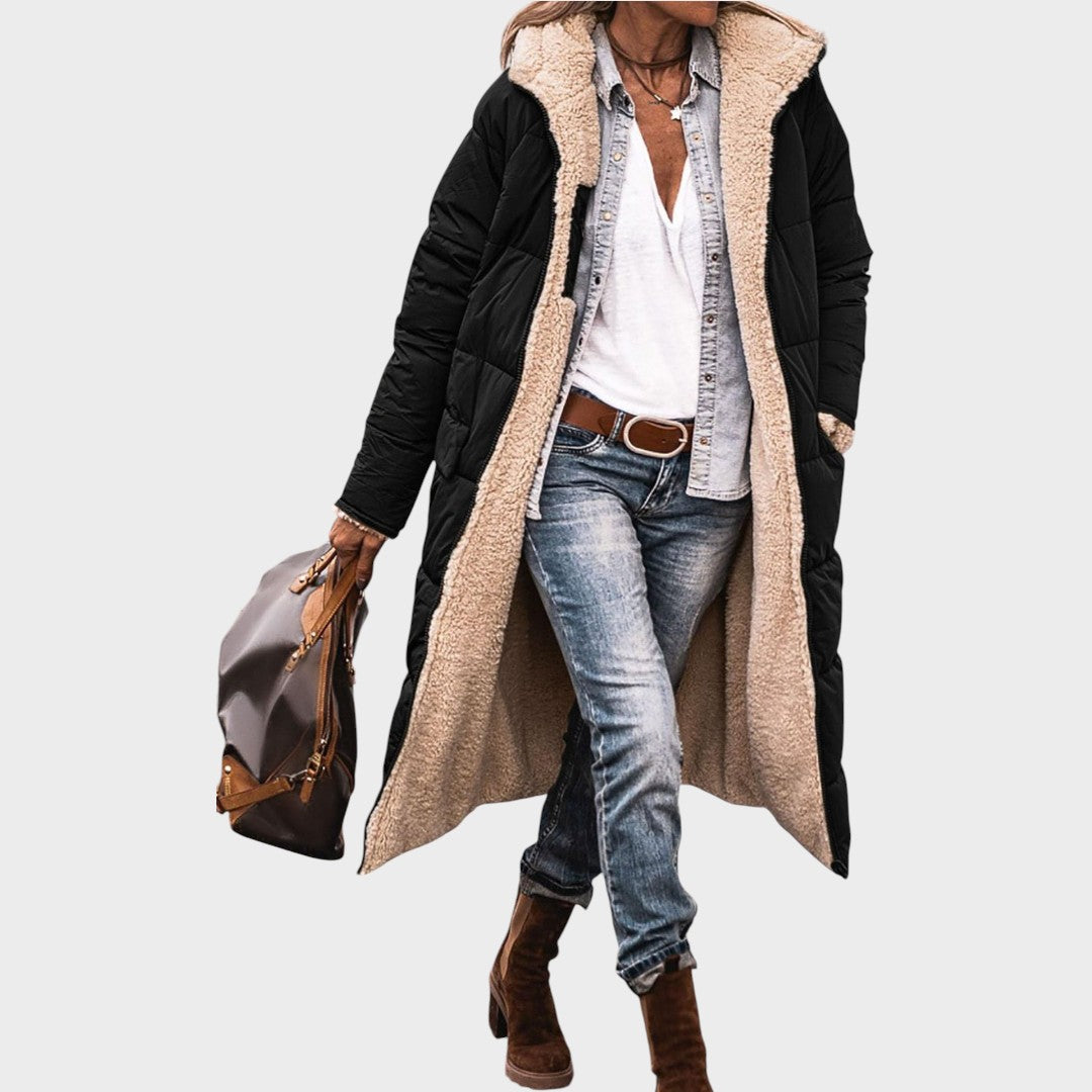 Camellia | Long Reversible Coat