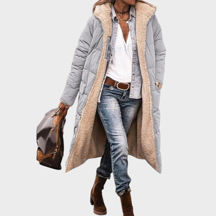 Camellia | Long Reversible Coat