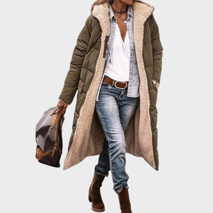 Camellia | Long Reversible Coat