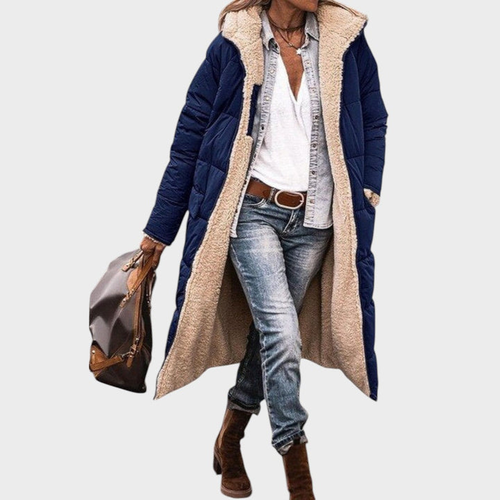 Camellia | Long Reversible Coat