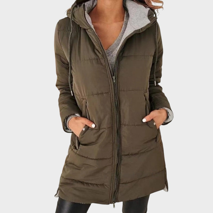 Antoinette | Quilted Hooded Coat