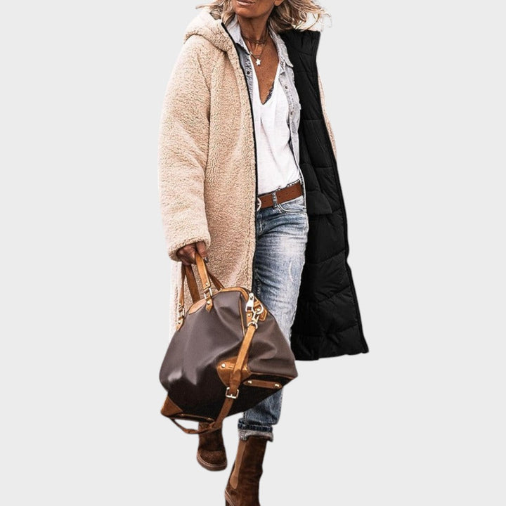 Camellia | Long Reversible Coat