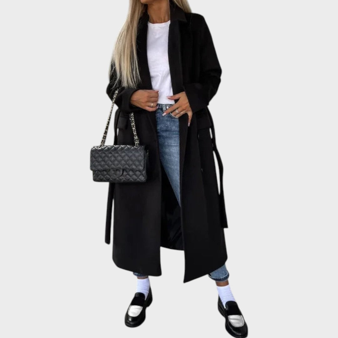 Ginette | Revers and Button Coat