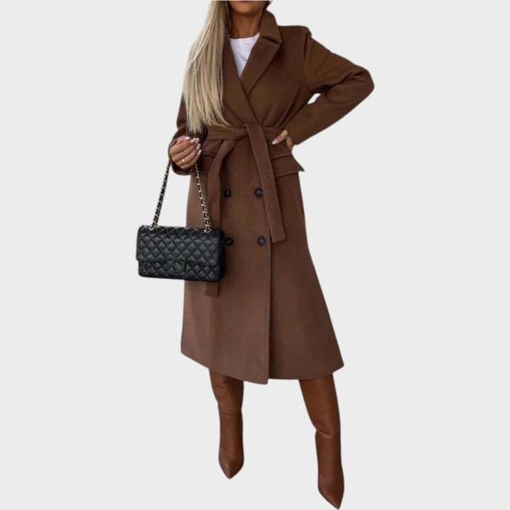 Ginette | Revers and Button Coat