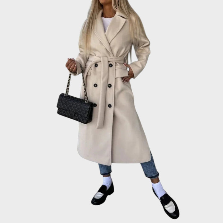 Ginette | Revers and Button Coat