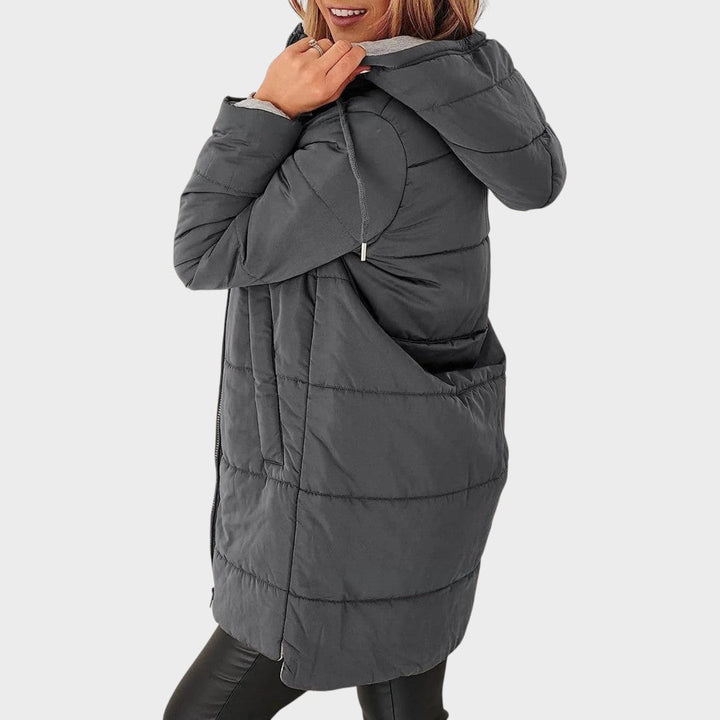 Antoinette | Quilted Hooded Coat