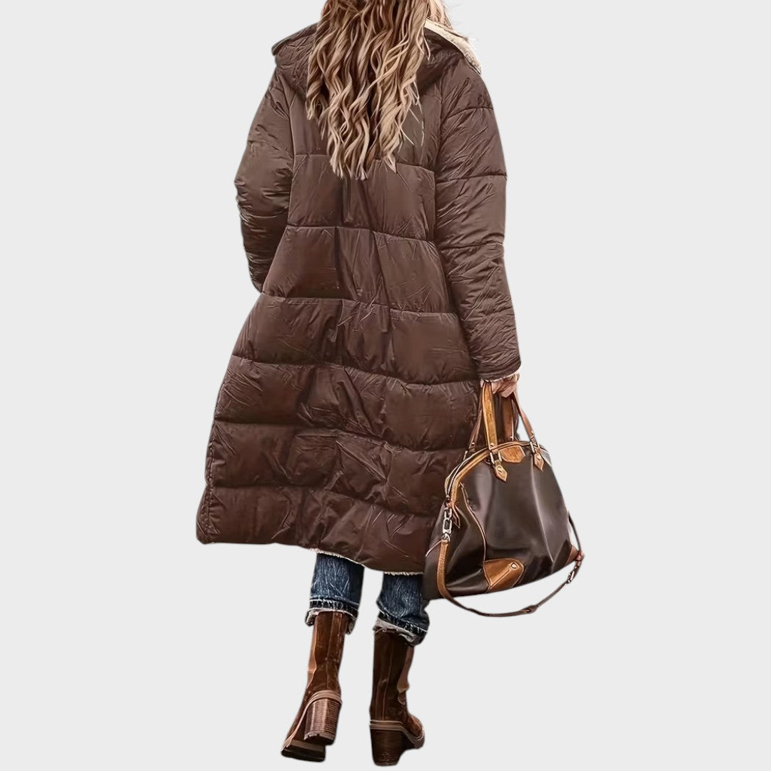 Camellia | Long Reversible Coat