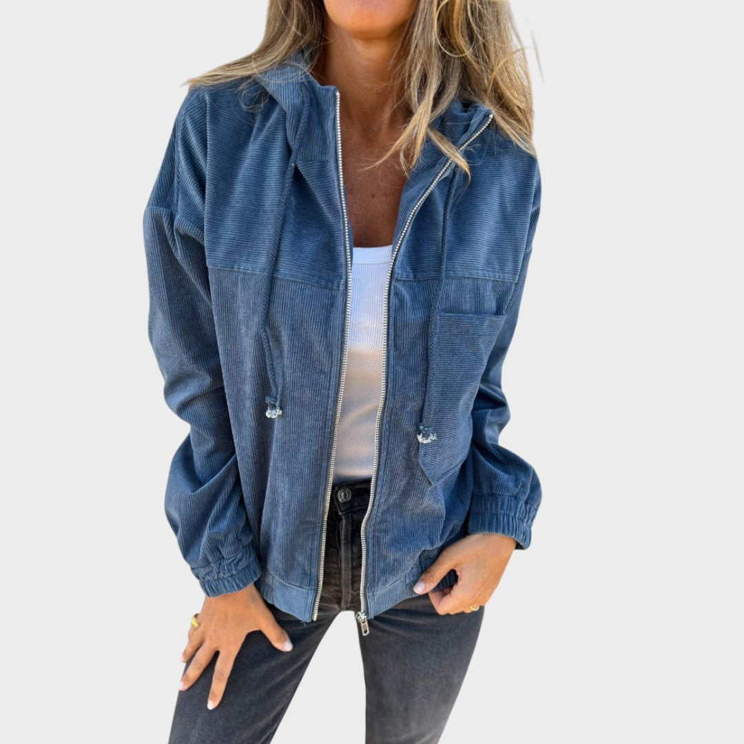 Éloïse | Corduroy Hooded Jacket
