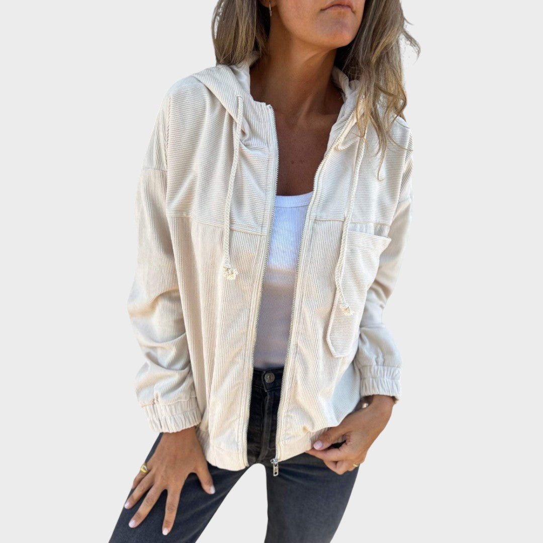 Éloïse | Corduroy Hooded Jacket