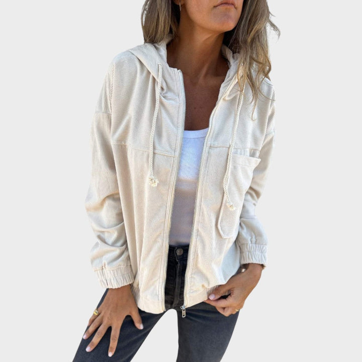 Éloïse | Corduroy Hooded Jacket