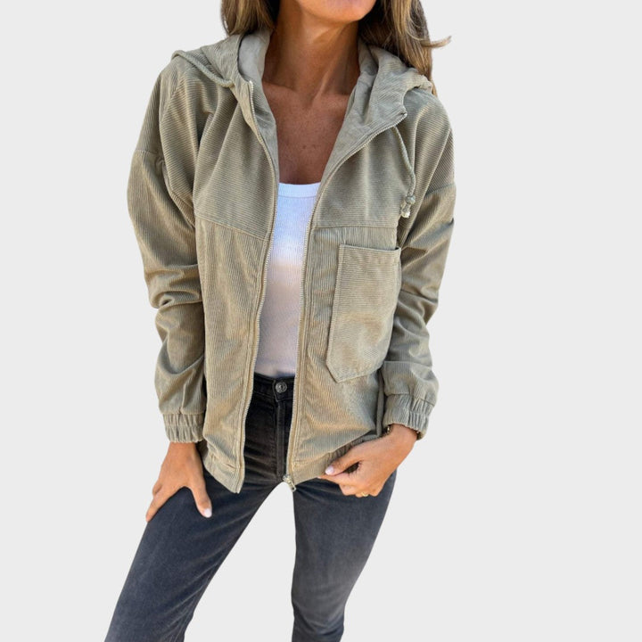 Éloïse | Corduroy Hooded Jacket