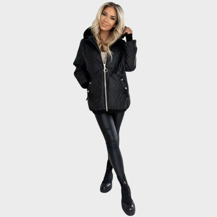 Nathalie | Elegant Hooded Coat
