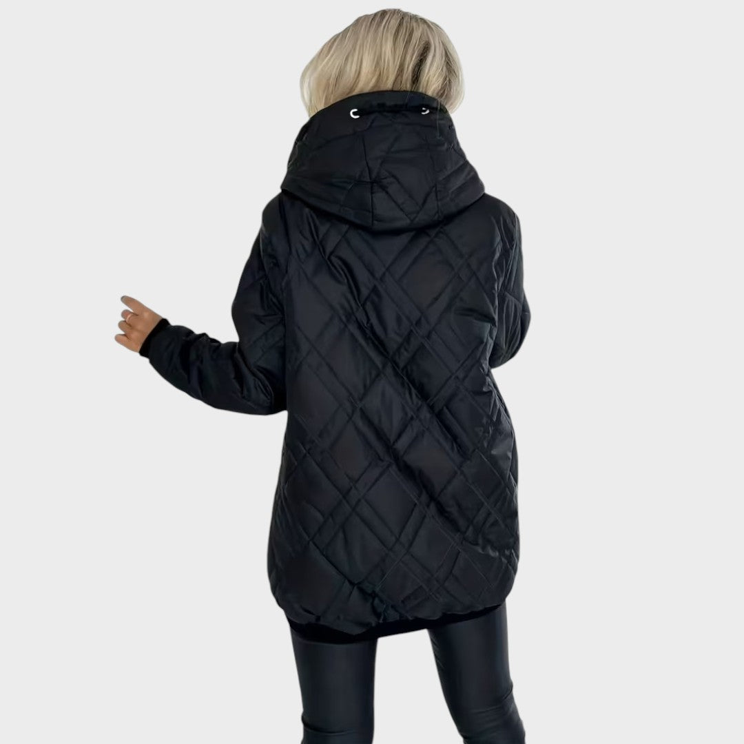 Nathalie | Elegant Hooded Coat