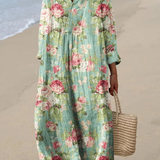 Amara | Airy Spring Dress with Long Sleeves