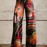 Laure | Soft Organic Pattern Trousers
