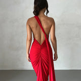 Arabella | Modern Sash Detail Maxi Dress