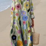 Elara | Airy Spring Dress with Long Sleeves