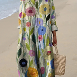 Elara | Airy Spring Dress with Long Sleeves