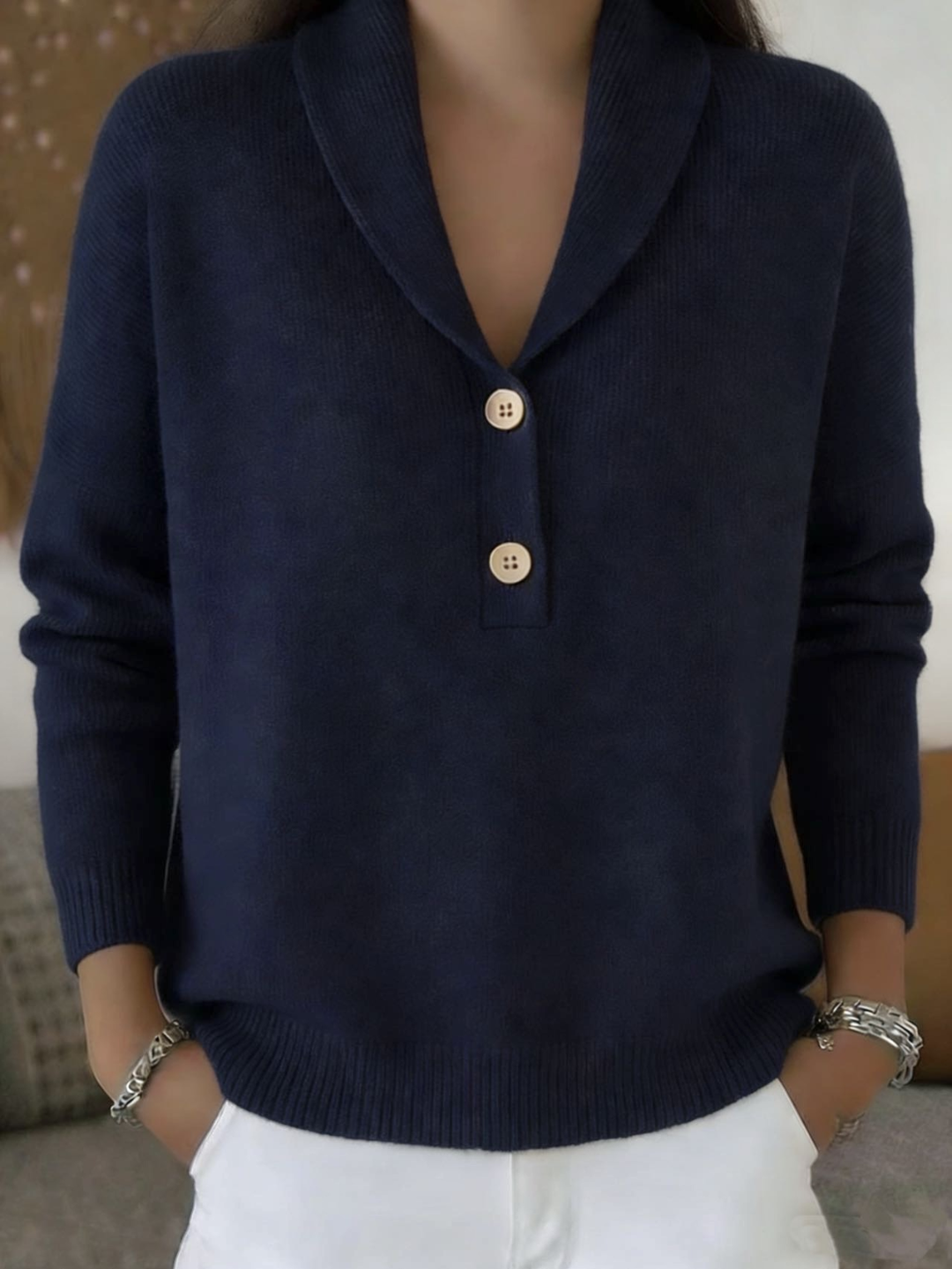 Soft Mock Neck Sweater