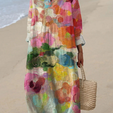 Marina | Airy Spring Dress with Long Sleeves