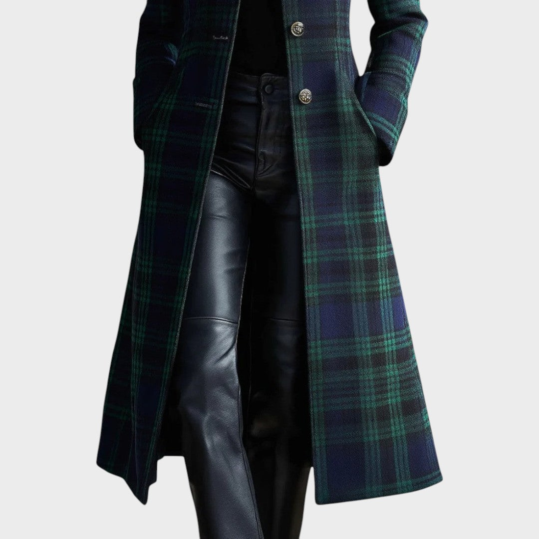 Valentine | Checked Coat