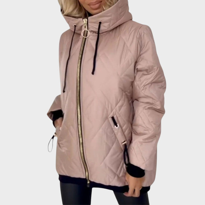 Nathalie | Elegant Hooded Coat