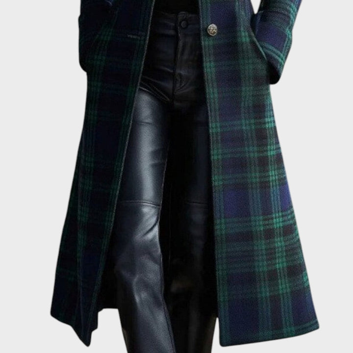 Valentine | Checked Coat
