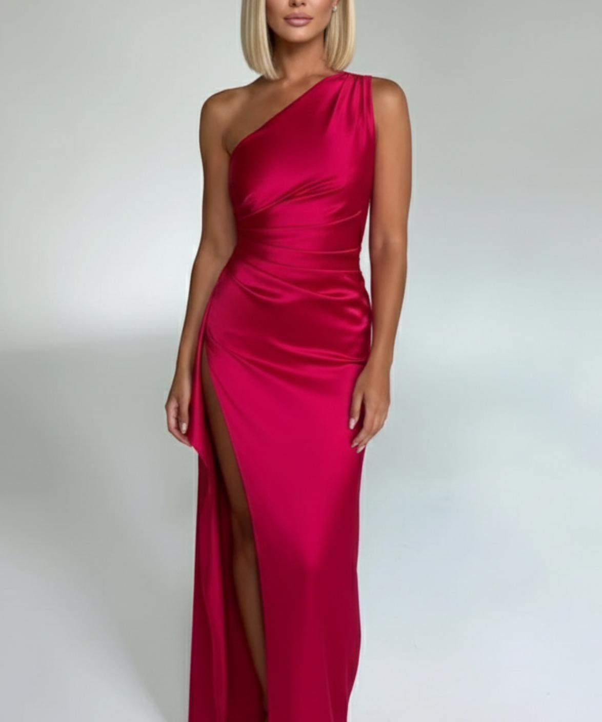 Grace | Elegant Long Slip GownSatin Maxi Dress