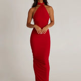 Tina | Versatile Sash One-Shoulder Grecian Maxi Dress