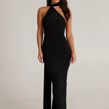 Tina | Versatile Sash One-Shoulder Grecian Maxi Dress