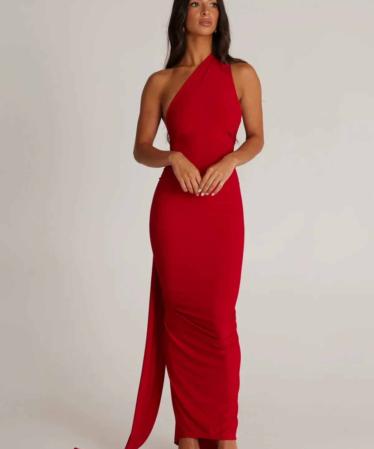 Arabella | Modern Sash Detail Maxi Dress