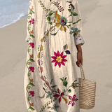 Carina | Airy Spring Dress with Long Sleeves