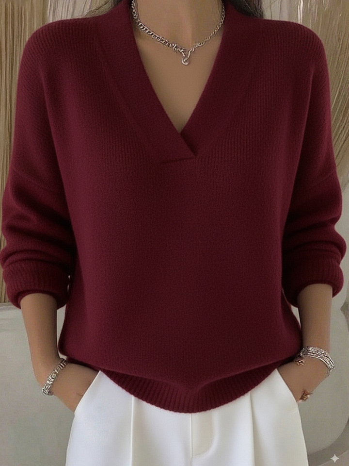 Gentle V-Neck Sweater