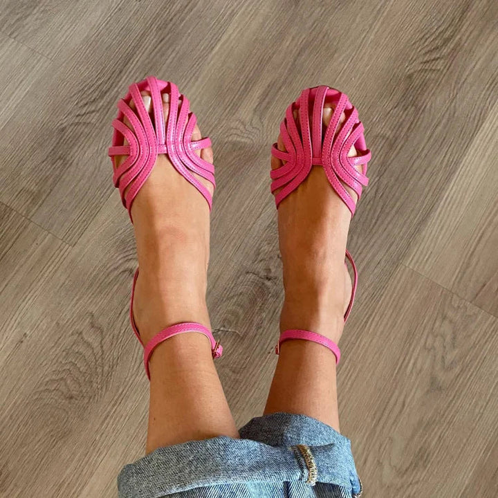 Vittoria | Sandals with Golden Accents