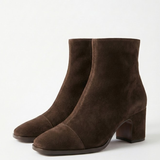 Alma – Suede Heeled Ankle Boots