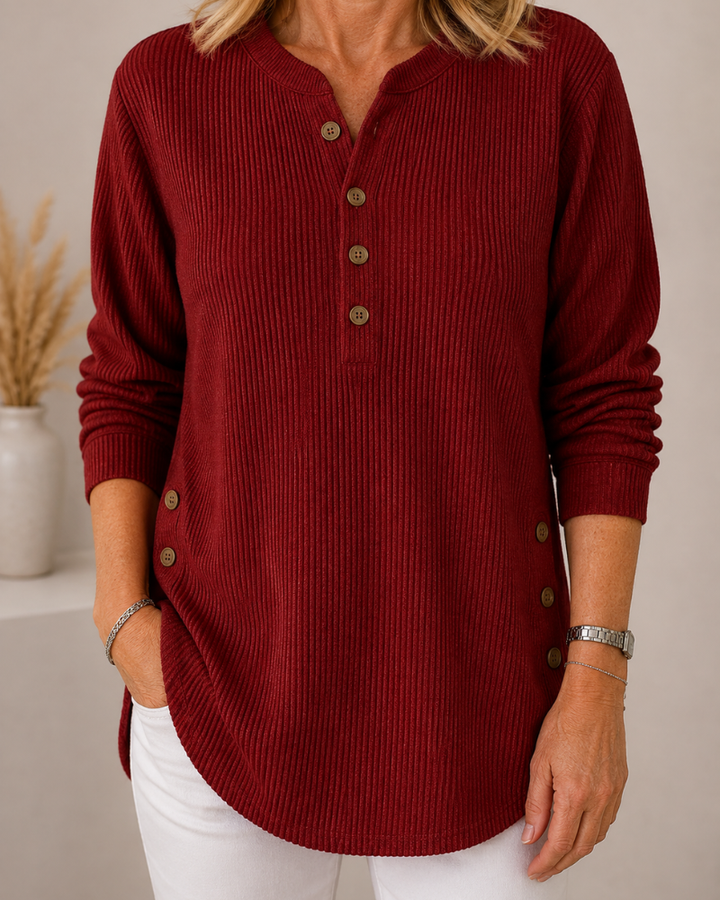 Comfortable Button Jumper