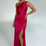 Grace | Elegant Long Slip GownSatin Maxi Dress