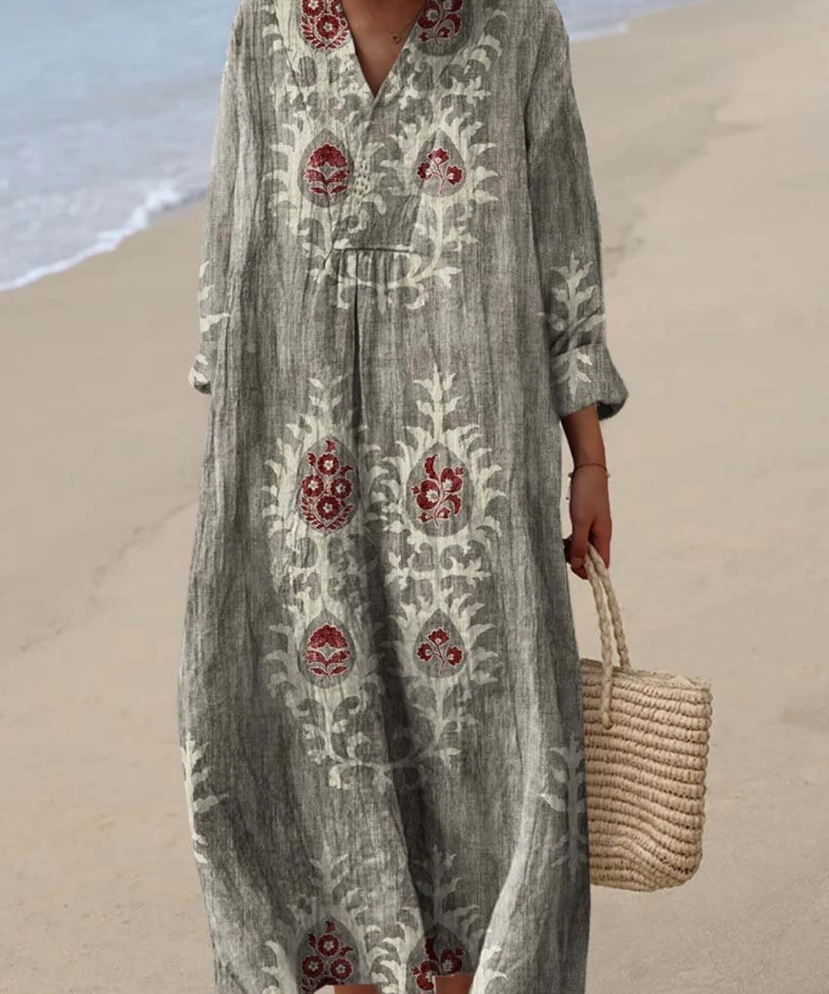 Karina | Airy Spring Dress with Long Sleeves