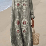 Karina | Airy Spring Dress with Long Sleeves