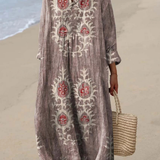 Karina | Airy Spring Dress with Long Sleeves