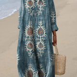 Karina | Airy Spring Dress with Long Sleeves