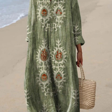 Karina | Airy Spring Dress with Long Sleeves