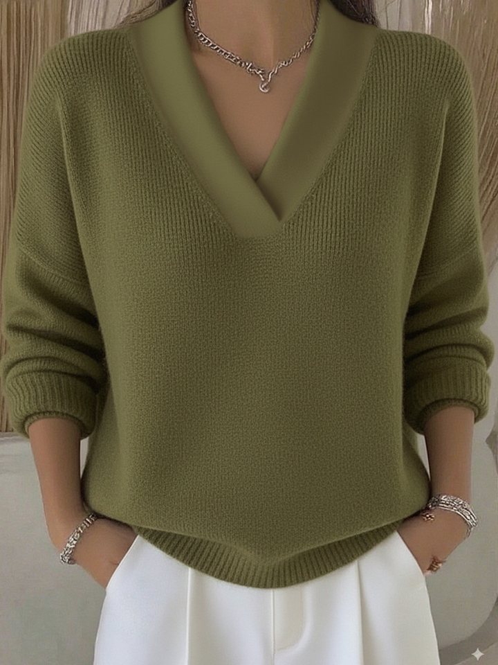 Gentle V-Neck Sweater